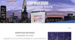 Desktop Screenshot of marathonbatteries.com